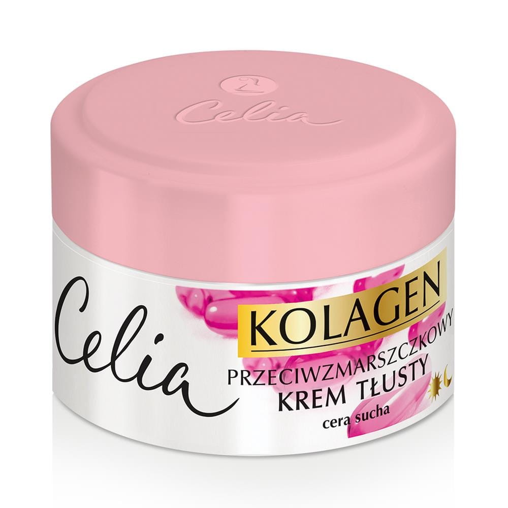 110069 CELIA KOLAGEN KREM DO TWARZY 50ML WITAMINA A I E TŁUSTY 5900525054012
