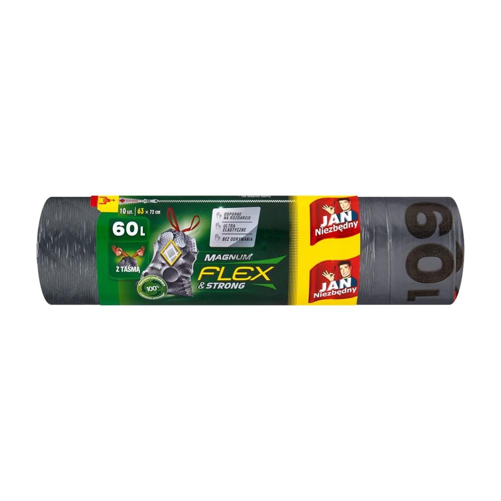 110401 JAN NIEZBĘDNY WORKI NA ŚMIECI MAGNUM  60L 10 SZT.  5900536104331
