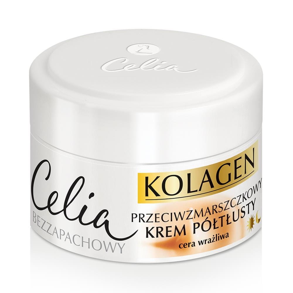 111370 CELIA KOLAGEN KREM DO TWARZY 50ML KOZIE MLEKO PÓŁTŁUSTY 5900525054043