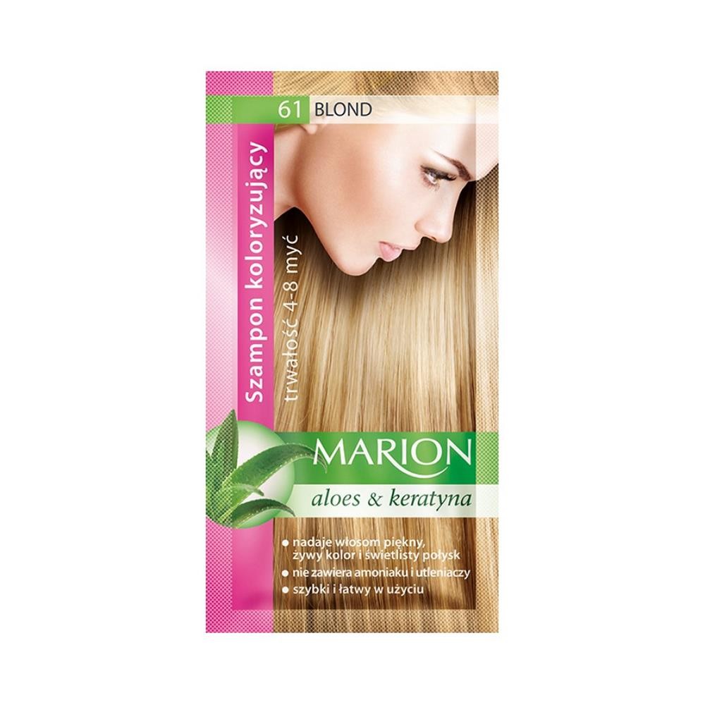 112185 MARION SZAMPON KOLORYZUJĄCY  SASZETKA 61 BLOND 5902853000617