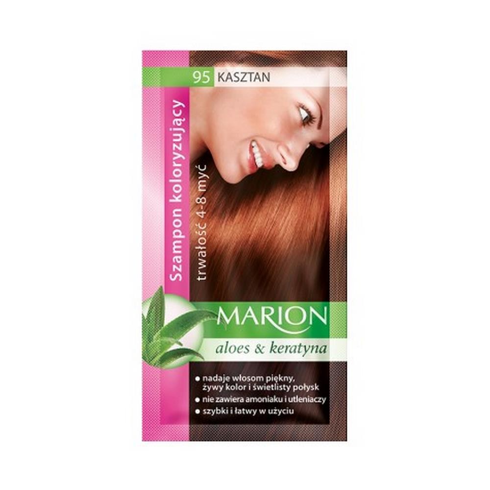 112198 MARION SZAMPON KOLORYZUJĄCY  SASZETKA 95 KASZTAN 5902853005506