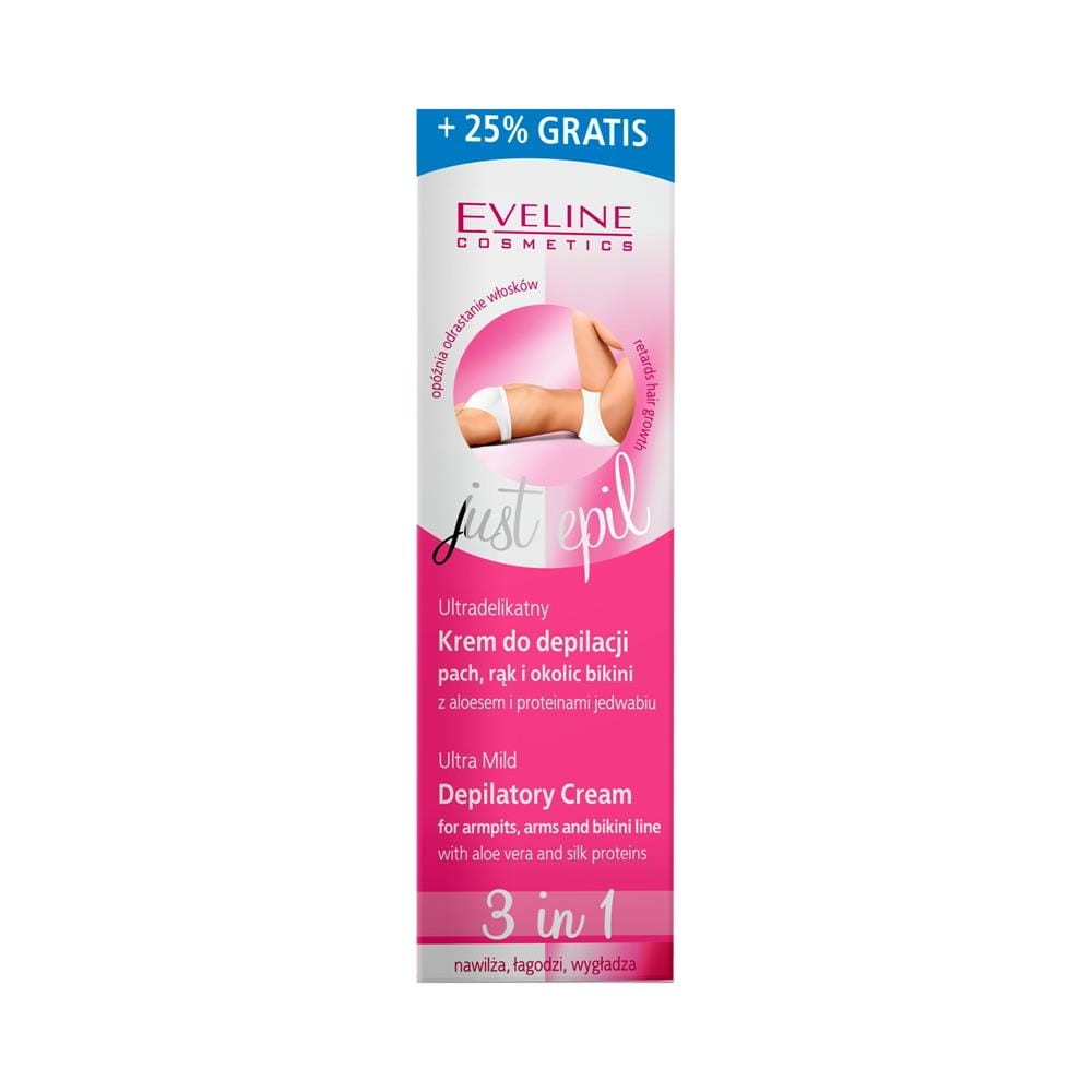 114560 EVELINE JUST EPIL KREM DO DEPILACJI BIKINI 125ML 3W1 5901964016555