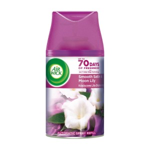 121662 AIR WICK ODŚWIEŻACZ FRESHMATIC ZAPAS KSIĘŻYCOWA LILIA OTULONA SATYNĄ/SMOOTH SATIN&amp;MOON LILY 5900627047219