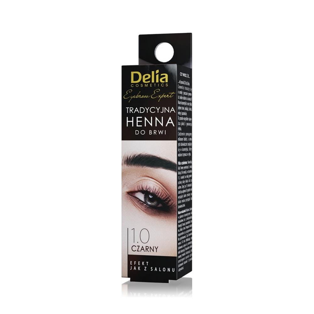 141020 DELIA HENNA DO BRWI TRADYCYJNA CZARNA 5906750806860