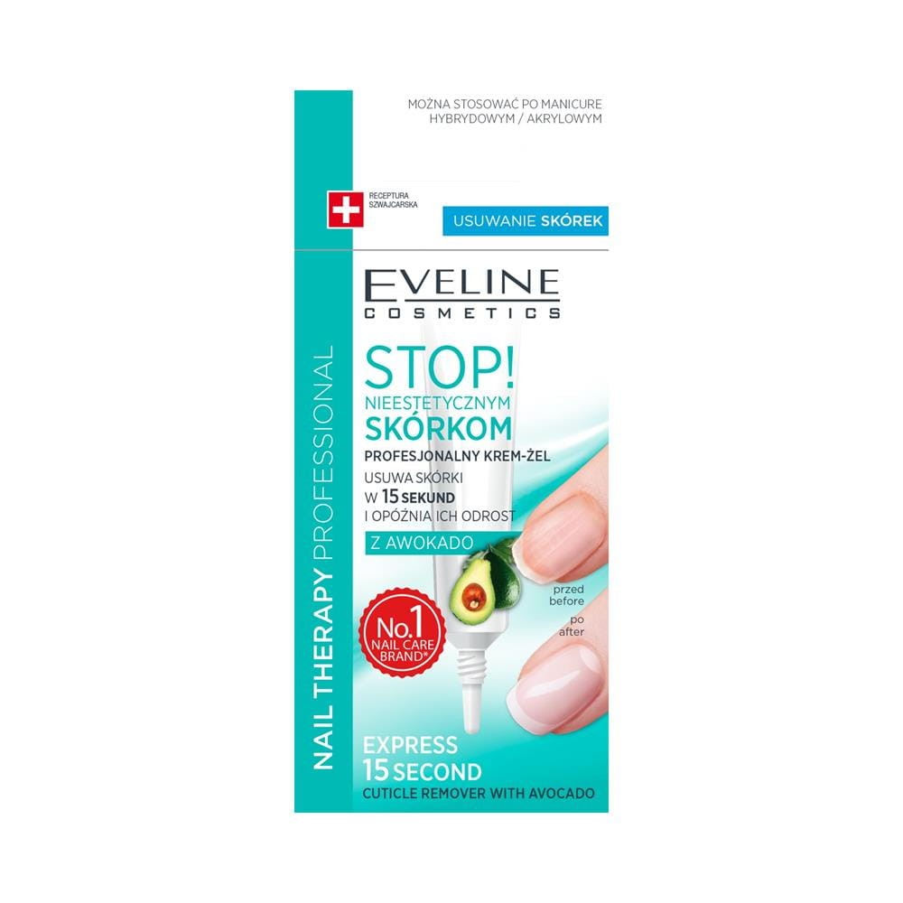 153478 EVELINE NAIL THERAPY PREPARAT DO USUWANIA SKÓREK 5907609333506