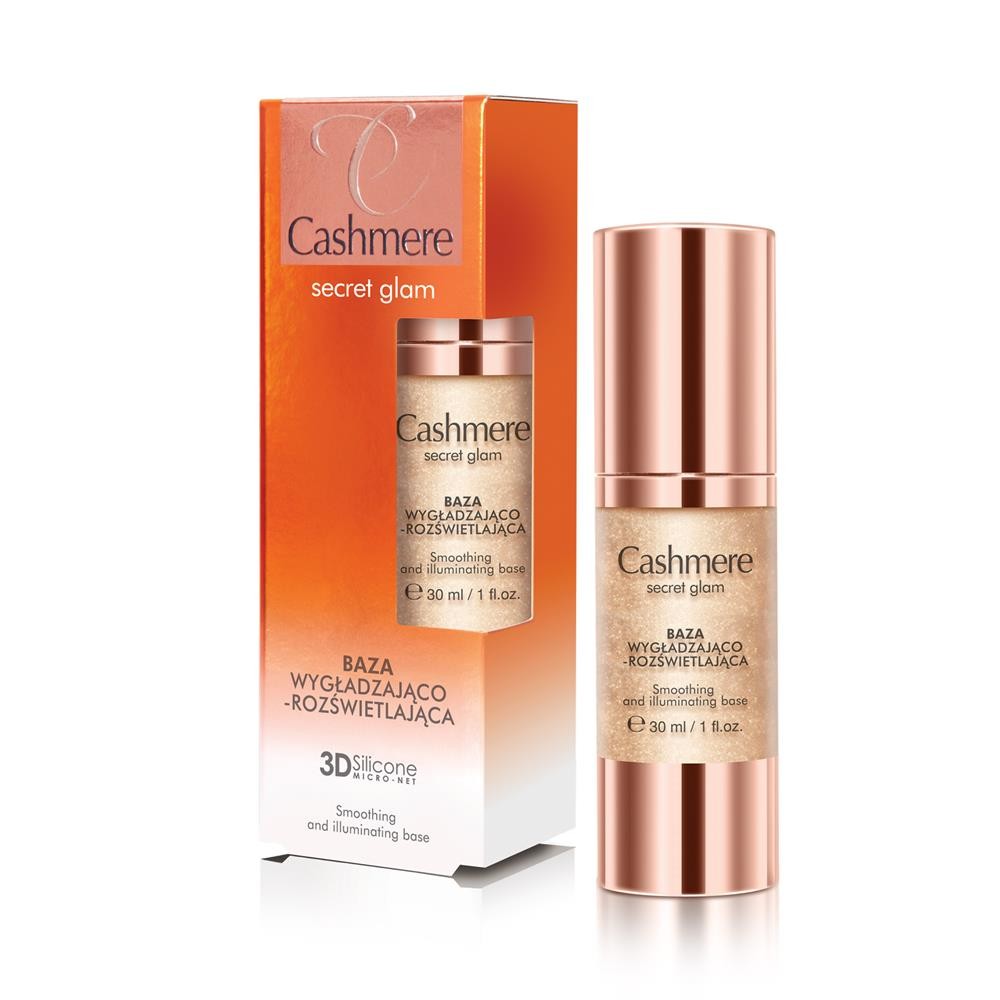 154259 CASHMERE SECRET GLAM BAZA POD MAKIJAŻ 30ML WYGŁADZAJĄCO-ROZŚWIETLAJĄCA 5900525031259