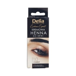 157912 DELIA HENNA DO BRWI W KREMIE CZARNA 5906750815923