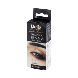 157912 DELIA HENNA DO BRWI W KREMIE CZARNA 5906750815923