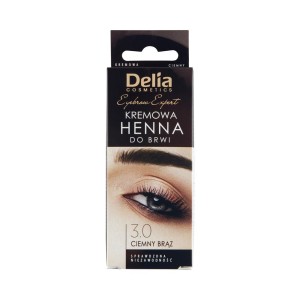 157913 DELIA HENNA DO BRWI W KREMIE BRĄZOWA 5906750815930