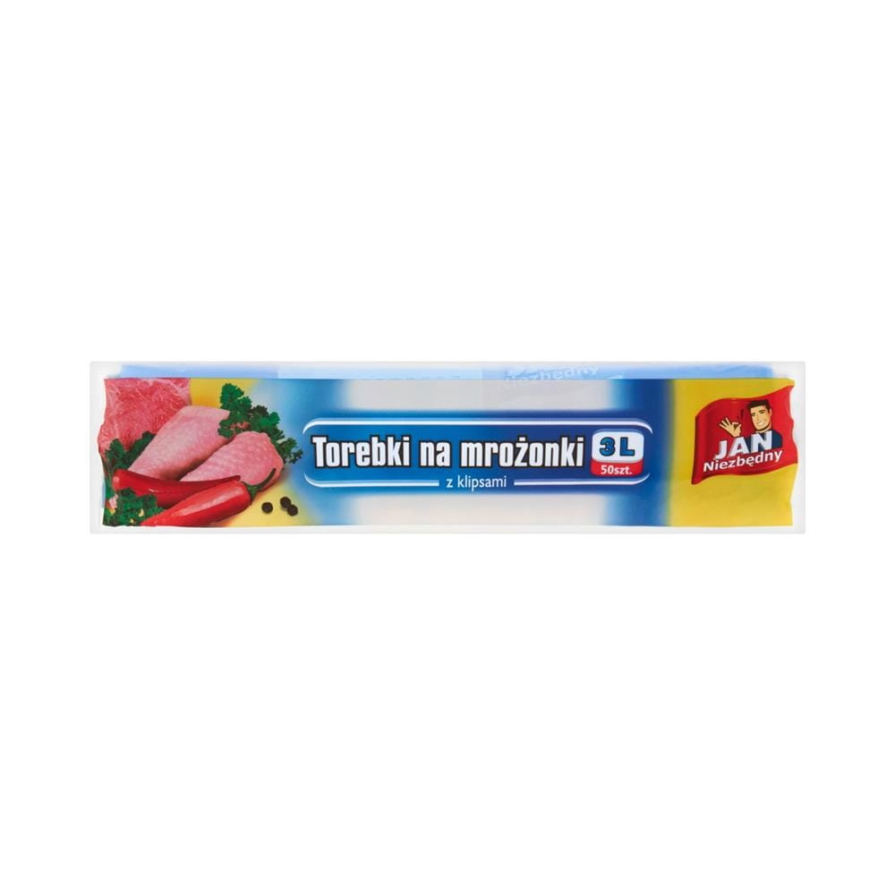 158764 JAN NIEZBĘDNY TOREBKI NA MROŻONKI 3L 50 SZT. 5900536266688