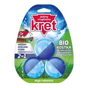 KRET BIO KRĄŻEK DO SPŁUCZKI WC 3X50G