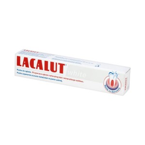 162025 LACALUT PASTA DO ZĘBÓW  75ML WHITE 4016369616055