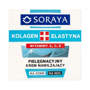 164391 SORAYA KOLAGEN+ELASTYNA KREM DO TWARZY 50ML NAWILŻAJĄCY 5901045053653