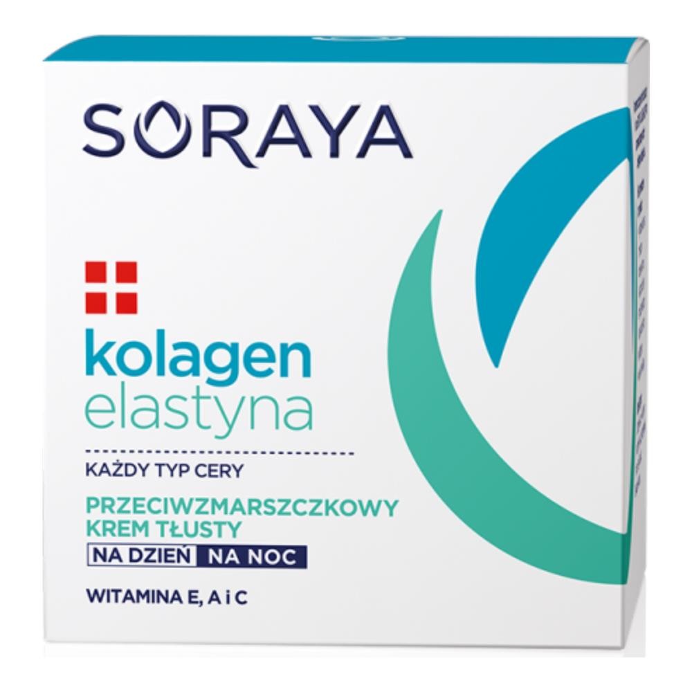 164393 SORAYA KOLAGEN+ELASTYNA KREM DO TWARZY 50ML TŁUSTY 5901045053677