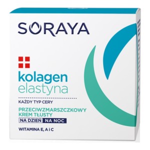 164393 SORAYA KOLAGEN+ELASTYNA KREM DO TWARZY 50ML TŁUSTY 5901045053677