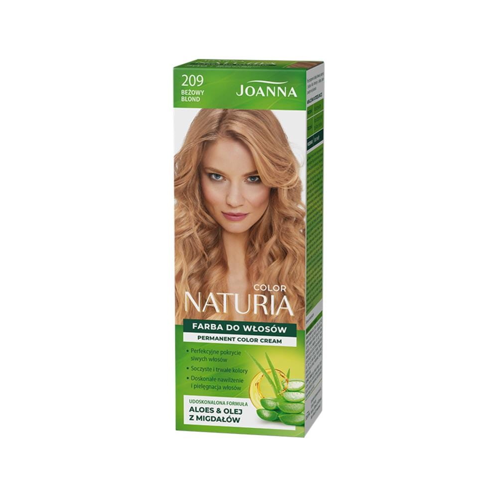 168171 JOANNA NATURIA COLOR FARBA KOLORYZUJĄCA 209 BEŻOWY BLOND 5901018010690