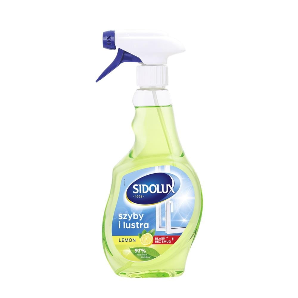 169244 SIDOLUX CRYSTAL PŁYN DO SZYB DOZOWNIK 500ML LEMON 5902986204036