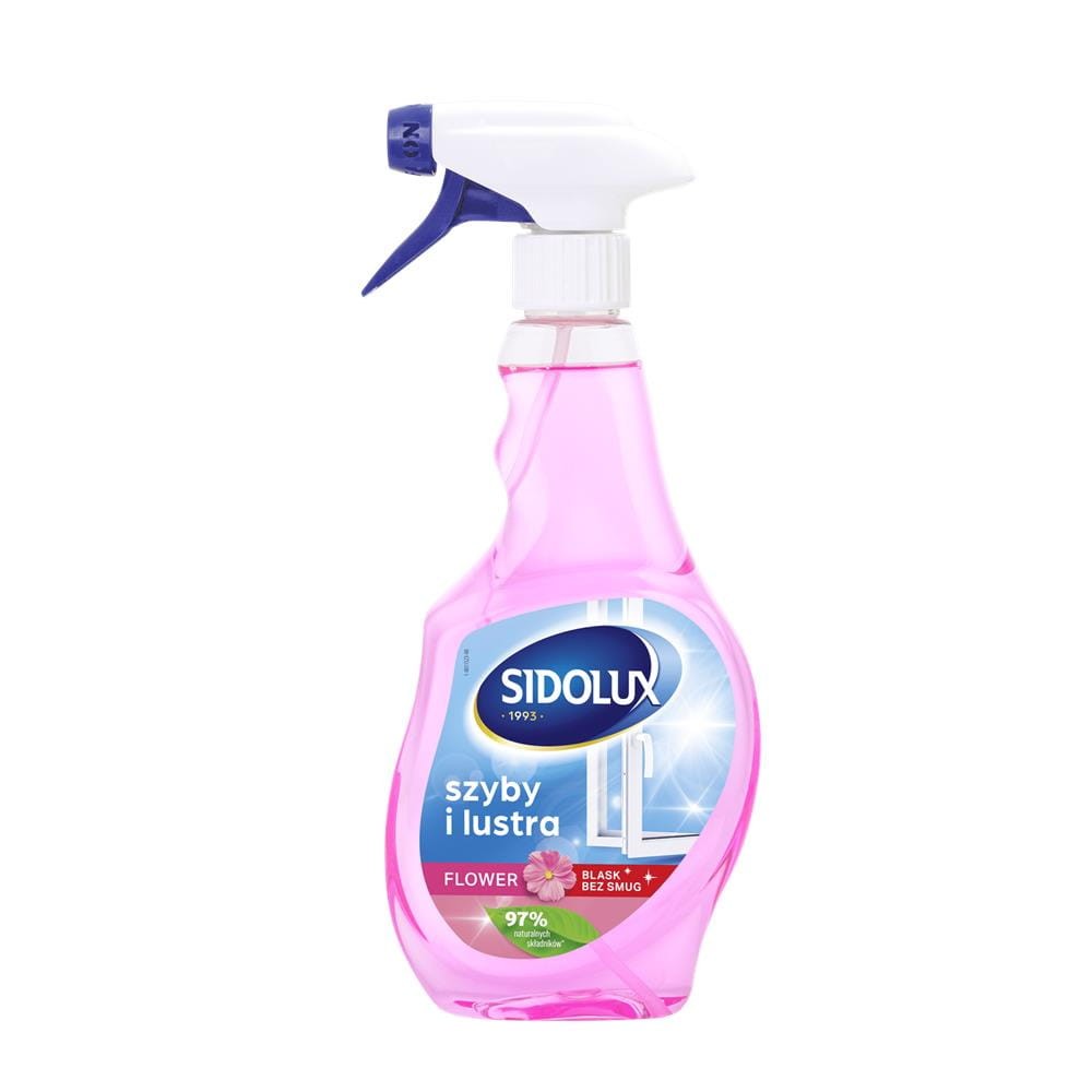 169245 SIDOLUX CRYSTAL PŁYN DO SZYB DOZOWNIK 500ML FLOWER 5902986204647
