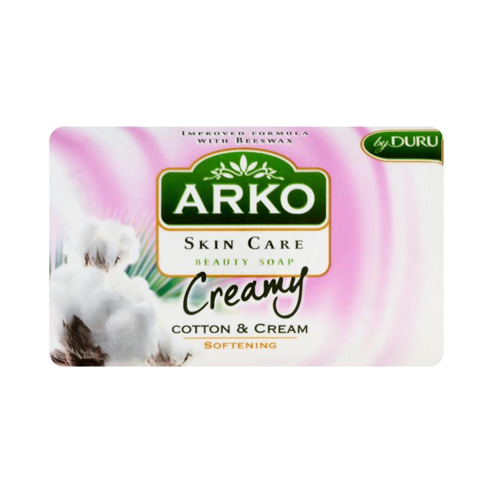 174513 ARKO MYDŁO W KOSTCE  90G SKIN CARE BAWEŁNA 8690506462307