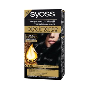 174775 SYOSS FARBA KOLORYZUJĄCA OLEO  1-10 INTENSE BLACK. KOLOR CZARNA. 9000100815277