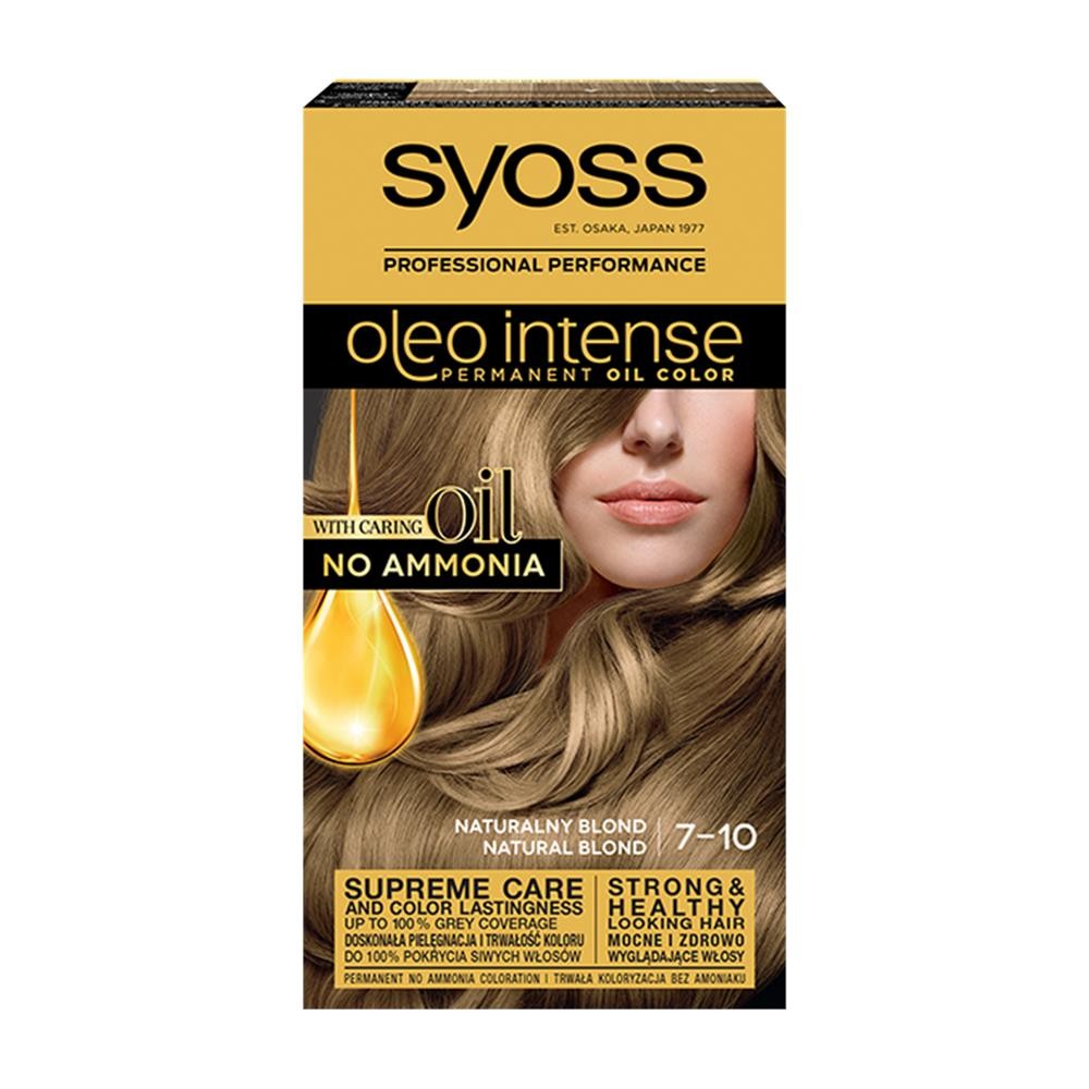 174780 SYOSS FARBA KOLORYZUJĄCA OLEO  7-10 NATURAL BLOND. KOLOR NATURALNY BLOND. 9000100814461