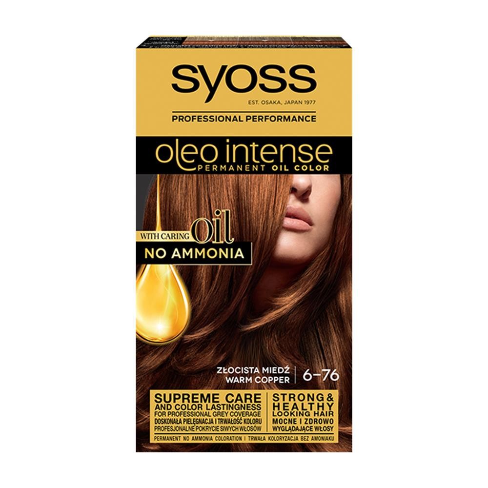 174781 SYOSS FARBA KOLORYZUJĄCA OLEO  6-76 WARM COPPER. KOLOR MIEDZIANY. 9000100814553