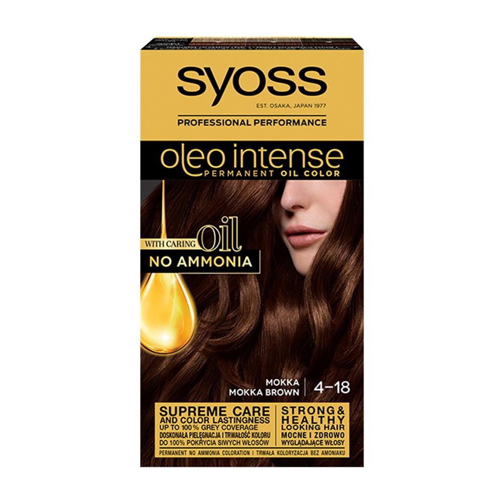 174786 SYOSS FARBA KOLORYZUJĄCA OLEO  4-18 MOKKA BROWN. KOLOR MOKKA BRĄZ. 9000100815000
