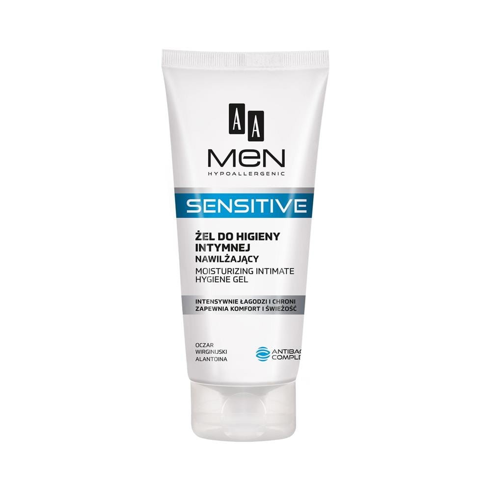 178897 AA MEN SENSITIVE ŻEL DO HIGIENY INTYMNEJ 200ML NAWILŻAJĄCY 5900116020341