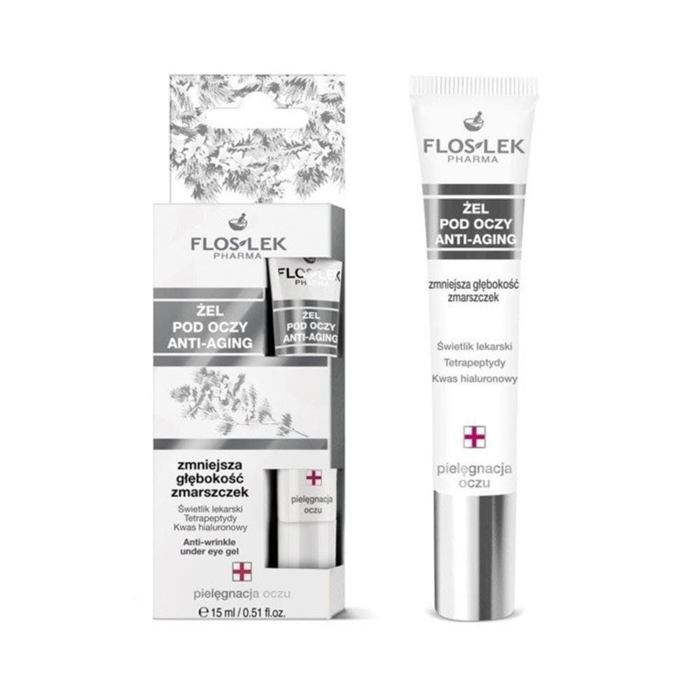 180061 FLOS-LEK PIELĘGNACJA OCZU ŻEL POD OCZY 15ML ANTI-AGING 5905043004365