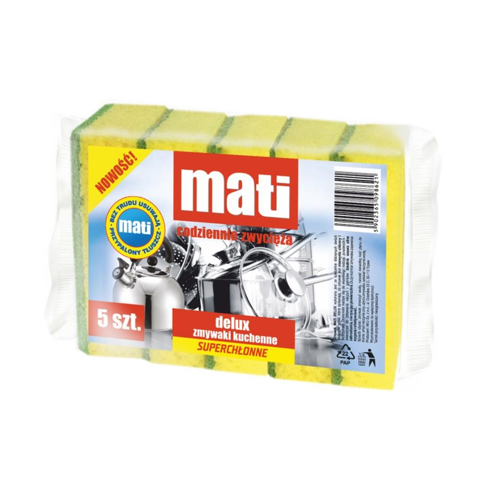 181752 MATI ZMYWAK KUCHENNY 5 SZT. DELUX 5902365098621