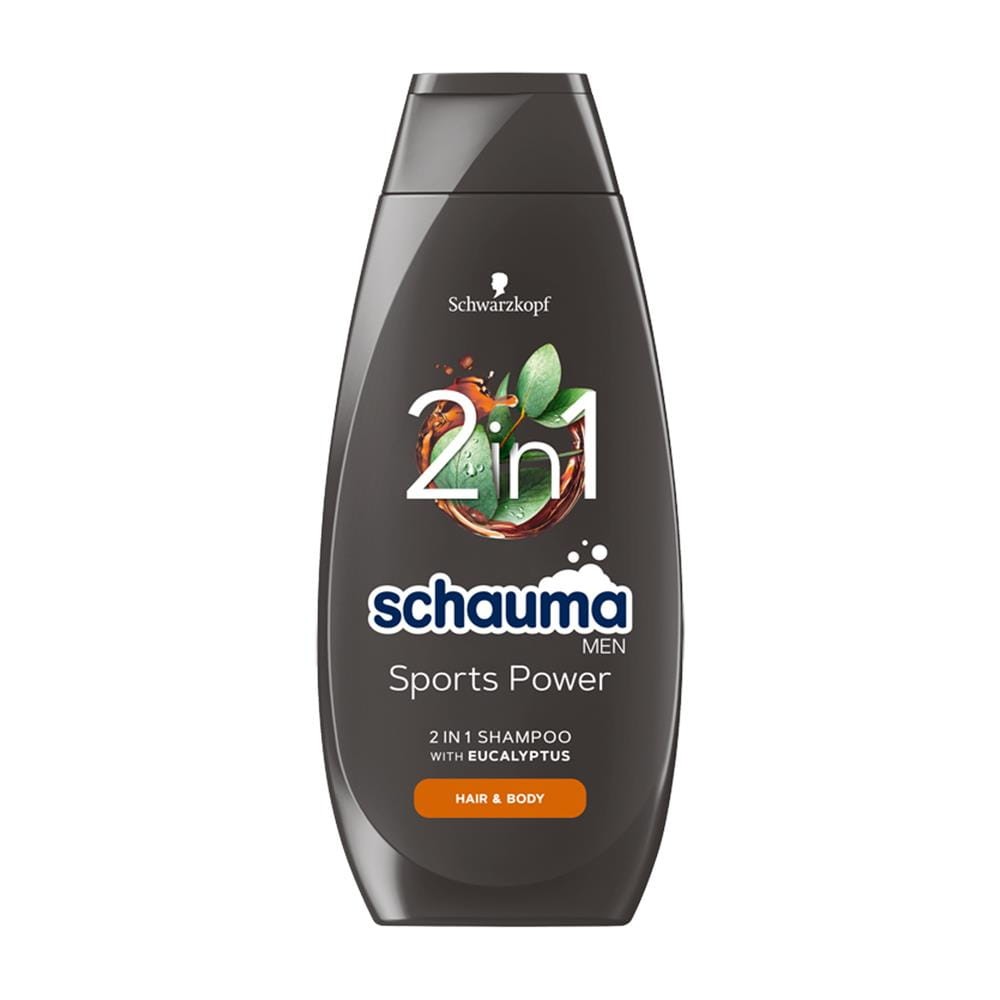 181773 SCHAUMA SZAMPON DO WŁOSÓW MEN 400ML SPORTS POWER 9000100860246