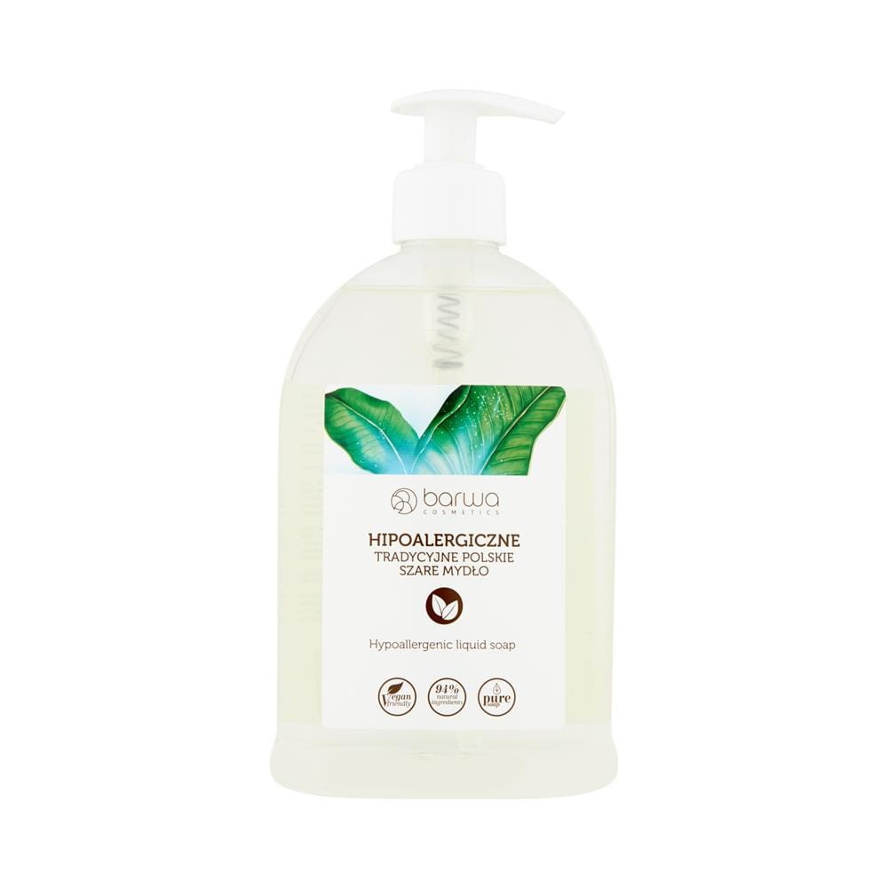 182717 BARWA HIPO MYDŁO W PŁYNIE 500ML SZARE TRADYCYJNE 5902305000448