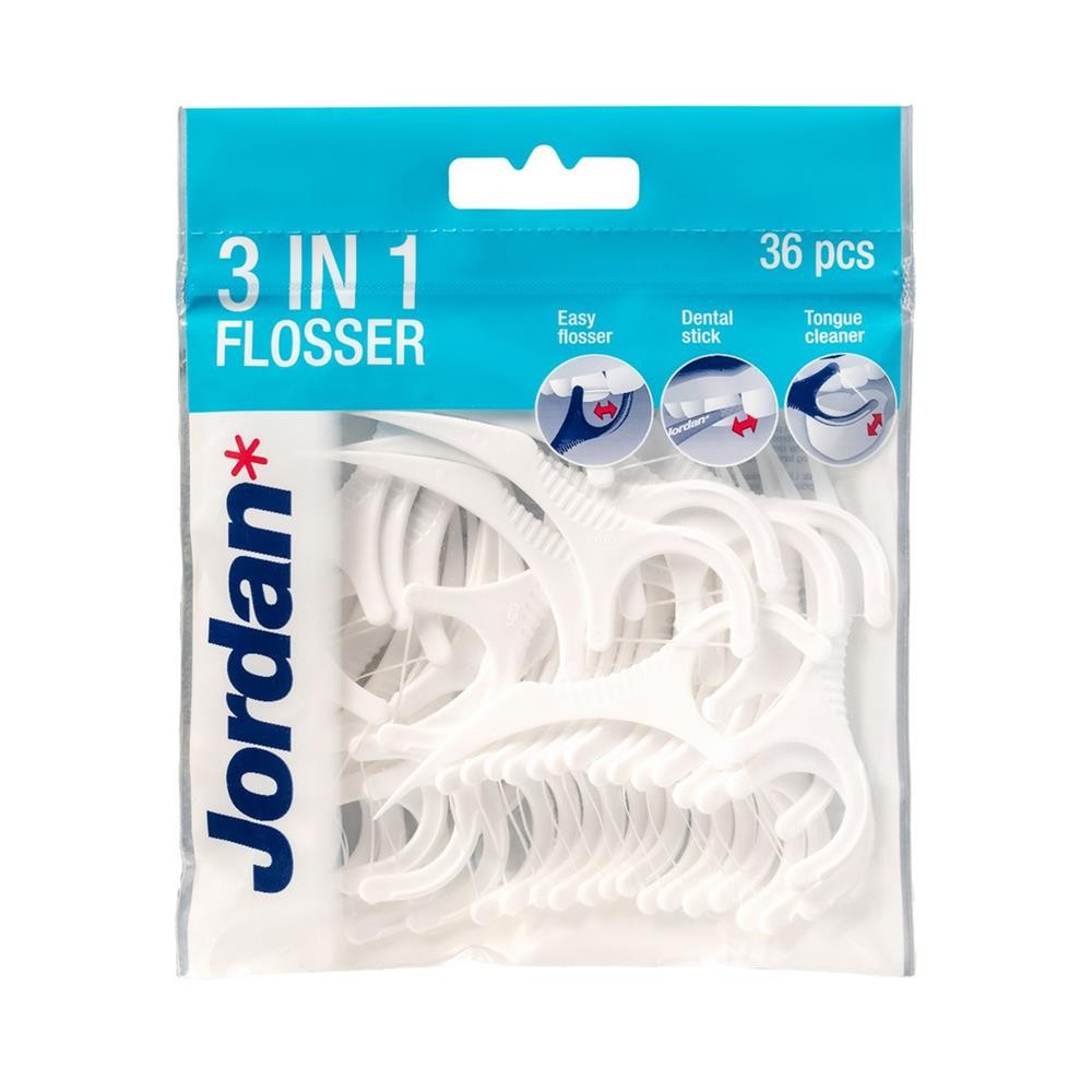 184676 JORDAN NIĆ DENTYSTYCZNA 3W1 FLOSSER 7038516858108