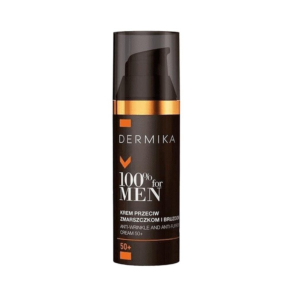 185270 DERMIKA 100% FOR MEN 50+ KREM DO TWARZY 50ML PRZECIWZMARSZCZKOWY 5902046503031