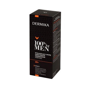 185271 DERMIKA 100% FOR MEN 40+ KREM DO TWARZY 50ML PRZECIWZMARSZCZKOWY 5902046503024
