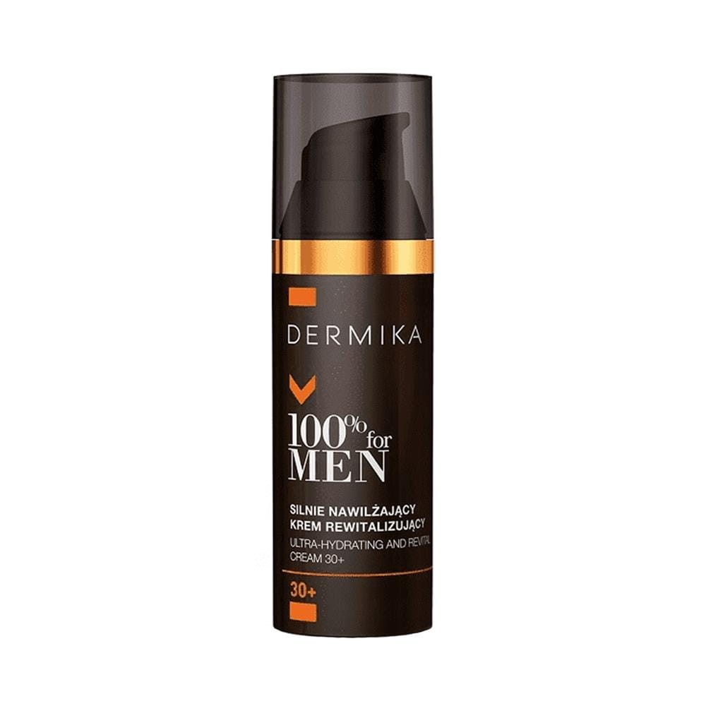 185272 DERMIKA 100% FOR MEN 30+ KREM DO TWARZY 50ML NAWILŻAJĄCY 5902046503017