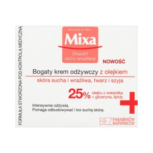 185523 Garnier MIXA KREM DO TWARZY 50ML ODŻYWCZY PRZECIW PRZESUSZENIU 25% 3600550367140