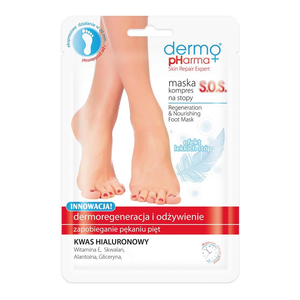 186783 DERMOPHARMA MASKA-KOMPRES SOS NA STOPY 5901738820692