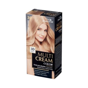 187668 JOANNA MULTI CREAM EFEKT 3D COLOR FARBA KOLORYZUJĄCA 30 KARMELOWY BLOND  5901018013189