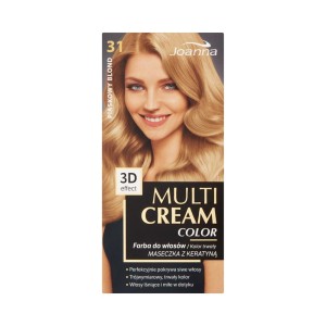 187669 JOANNA MULTI CREAM EFEKT 3D COLOR FARBA KOLORYZUJĄCA 31 PIASKOWY BLOND  5901018013196