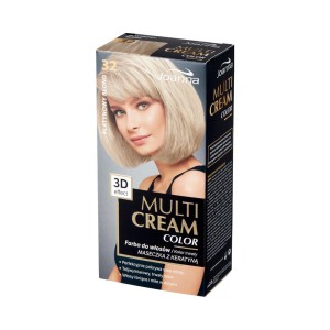 187670 JOANNA MULTI CREAM EFEKT 3D COLOR FARBA KOLORYZUJĄCA 32 PLATYNOWY BLOND   5901018013202