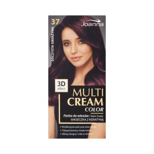 187675 JOANNA MULTI CREAM EFEKT 3D COLOR FARBA KOLORYZUJĄCA 37 SOCZYSTA OBERŻYNA   5901018013257