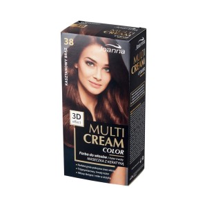 187676 JOANNA MULTI CREAM EFEKT 3D COLOR FARBA KOLORYZUJĄCA 38 KASZTANOWY BRĄZ   5901018013264