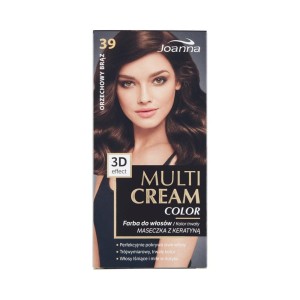187677 JOANNA MULTI CREAM EFEKT 3D COLOR FARBA KOLORYZUJĄCA 39 ORZECHOWY BRĄZ  5901018013271