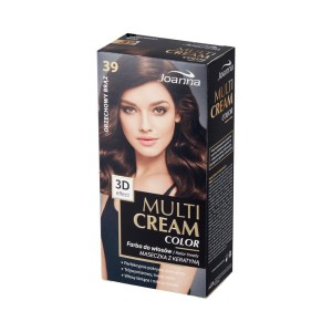 187677 JOANNA MULTI CREAM EFEKT 3D COLOR FARBA KOLORYZUJĄCA 39 ORZECHOWY BRĄZ  5901018013271