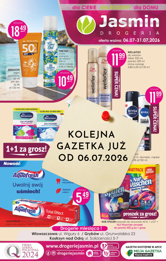 GAZETKA JASMIN LIPIEC-ZAPOWIEDZ