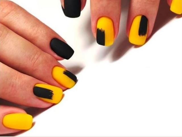 Połączenie żółtego z czarnym kolorem